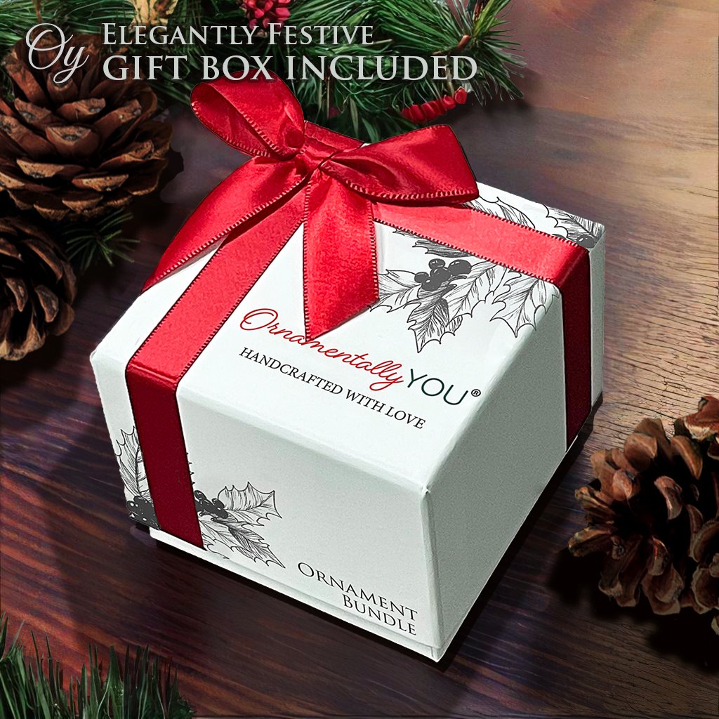 pothead box Festive Pottery Christmas Ornament Bundle