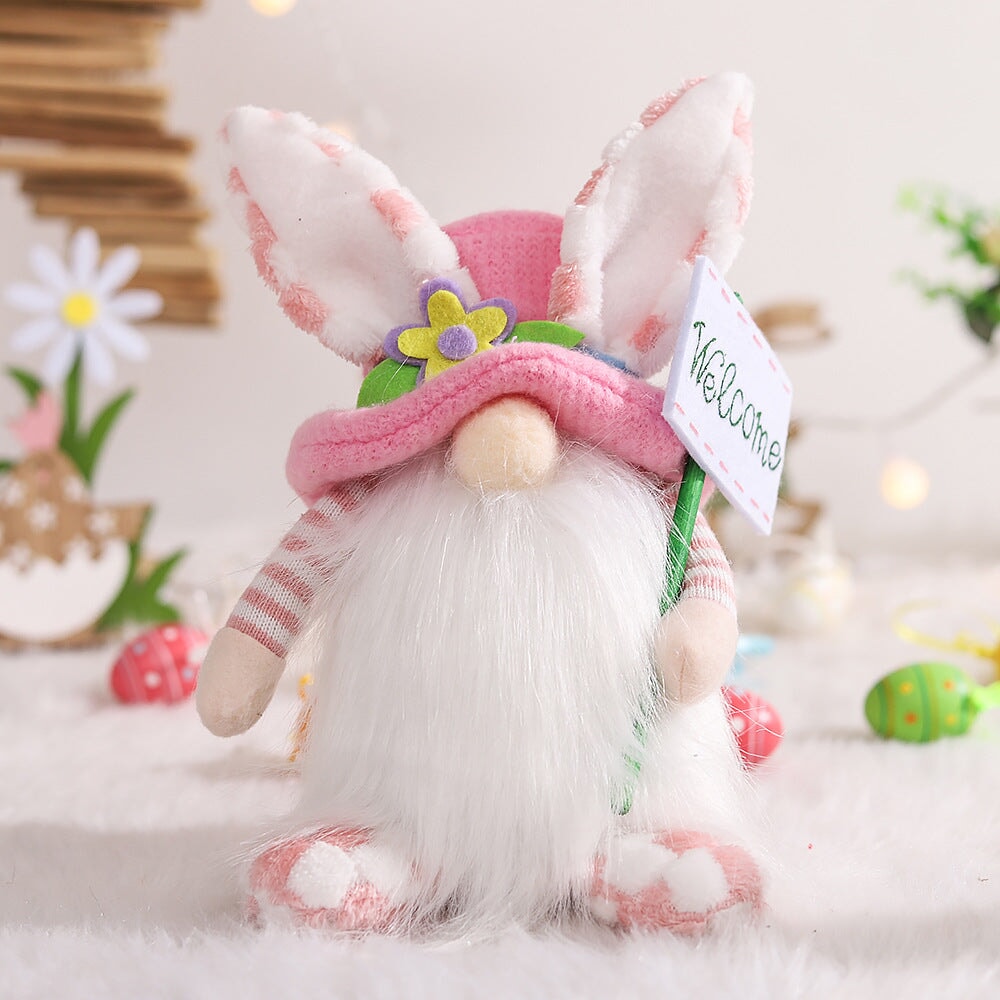 1pc Easter Cute Faceless Bunny Decorations Gnome Rabbit Doll Hanging Ornaments Easter Party Home Decoration Bunny Kids Gifts – Buy The Best Products In The Online Store - Foto 9