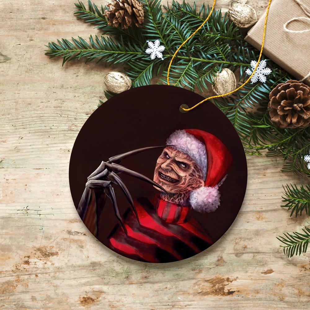 Freddy Krueger Christmas Ornament Ceramic Ornament OrnamentallyYou 