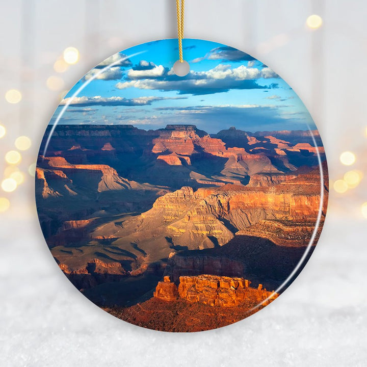 Grand Canyon National Park Ornament, Arizona Christmas Decoration Ceramic Ornament OrnamentallyYou Circle 
