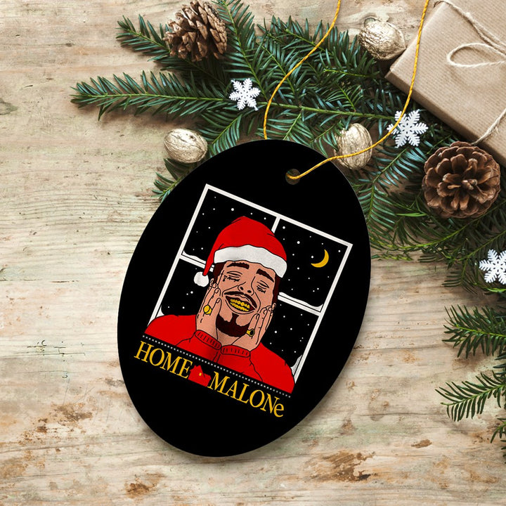 Home Malone Christmas Ornament Ceramic Ornament OrnamentallyYou 