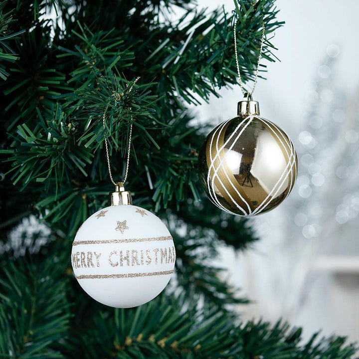 Elegant Gold and Glitter 9 Piece Christmas Ornament Set Ornament Bundle Guangdong Eagle Gifts Co., Ltd. 