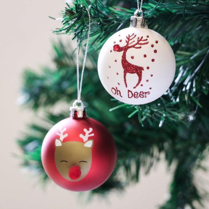 Oh Deer! Reindeer Theme Christmas Ornament Bauble Bundle Ornament Bundle Guangdong Eagle Gifts Co., Ltd. 