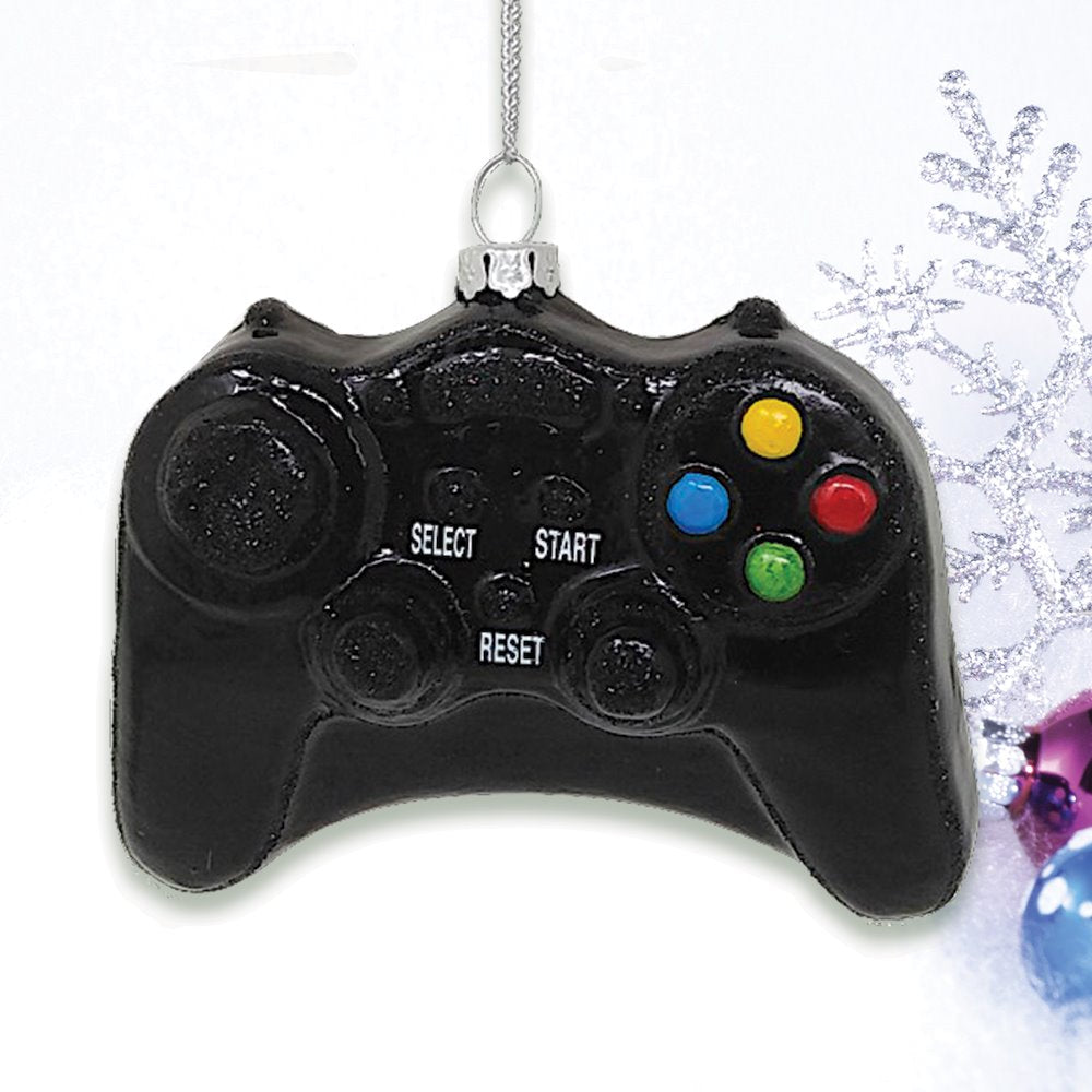 Video Game Controller Glass Christmas Ornament Glass Ornament OrnamentallyYou 