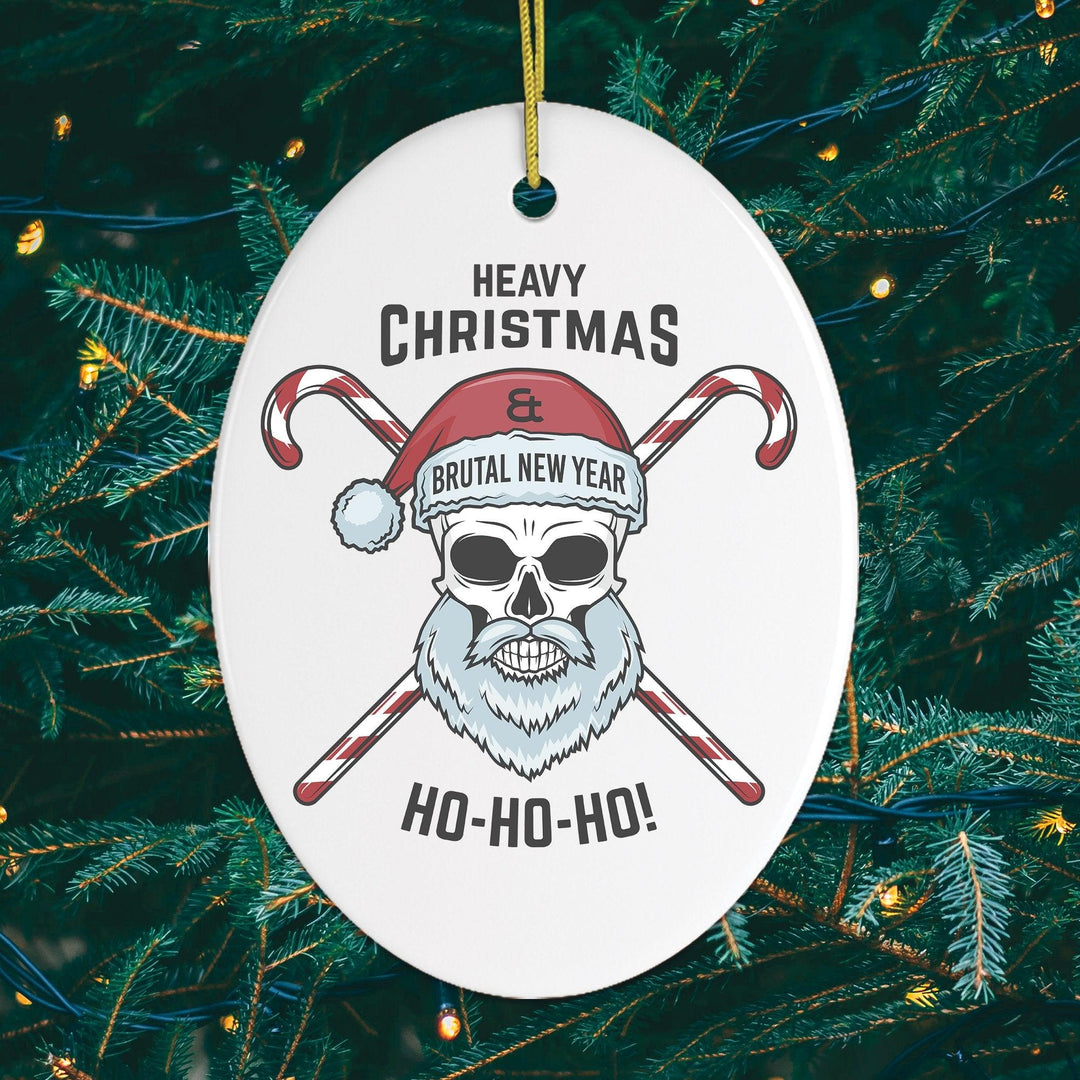 Heavy Metal Emo Christmas Santa Ornament Ornament OrnamentallyYou 