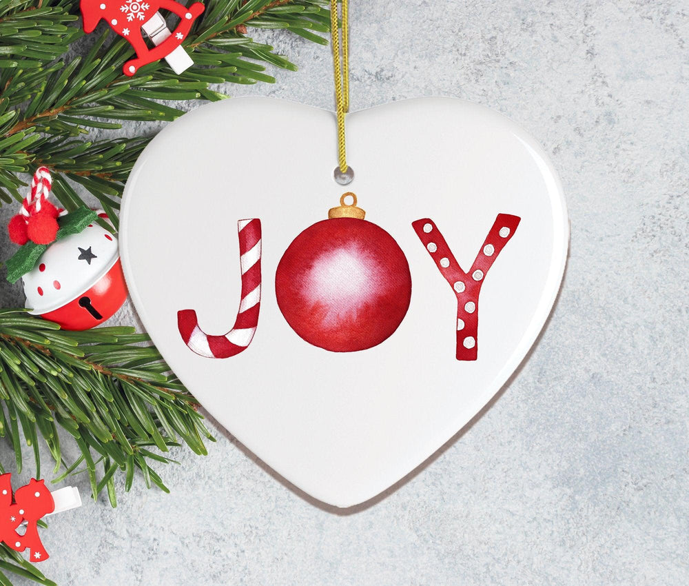 Joy Christmas Ornament Ornament OrnamentallyYou 