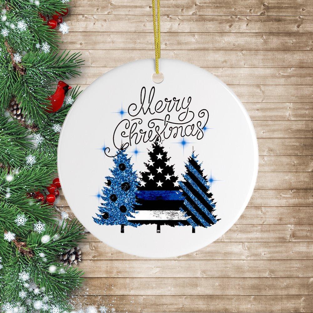 Merry Christmas Police Officer Ornament – OrnamentallyYou