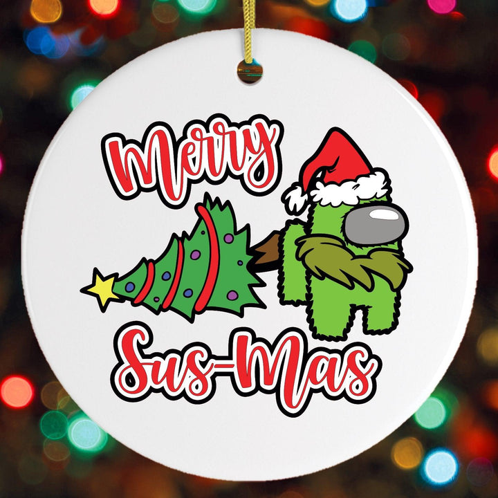 Merry Sus-Mas Funny Christmas Ornament Ornament OrnamentallyYou 