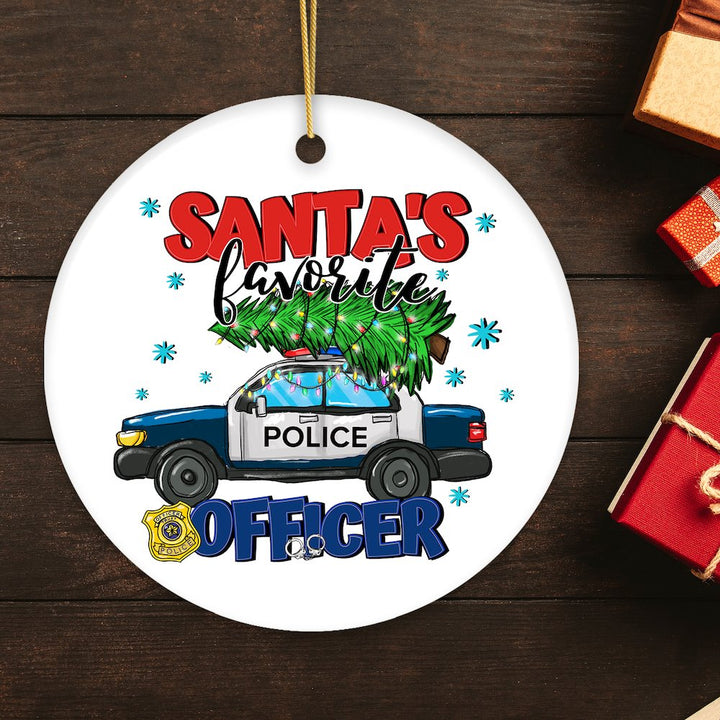 Police Officer Christmas Ornament Bundle, Law Enforcement Cop Gifts Ornament Bundle OrnamentallyYou 