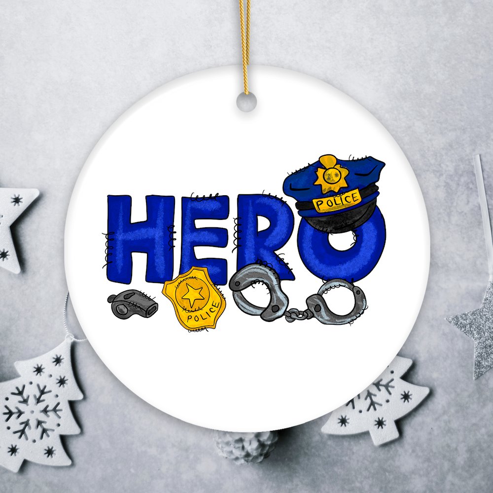 Police Officer Christmas Ornament Bundle | OrnamentallyYou