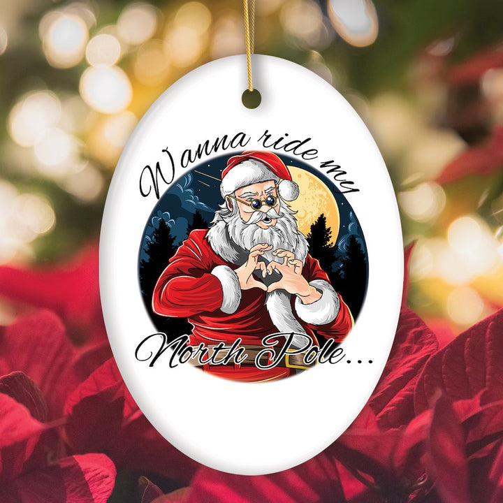 Nasty Dirty Santa Claus Christmas Ornament Bundle, Funny Joke Holiday Humor Ornament Bundle OrnamentallyYou 