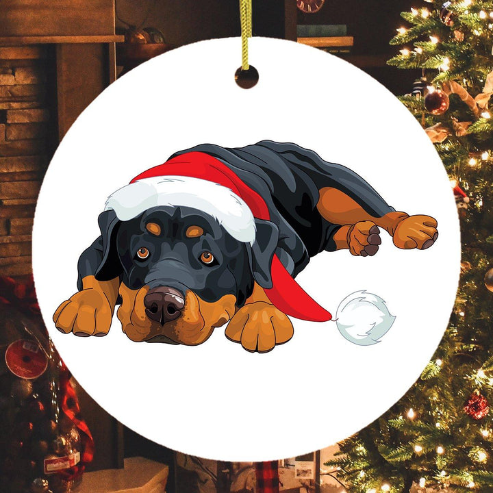 Rottweiler Christmas Ornament Ornament OrnamentallyYou 