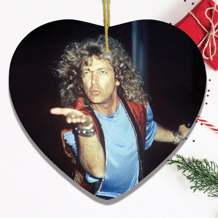 Robert Plant Led Zeppelin Christmas Ornament Ornament OrnamentallyYou 