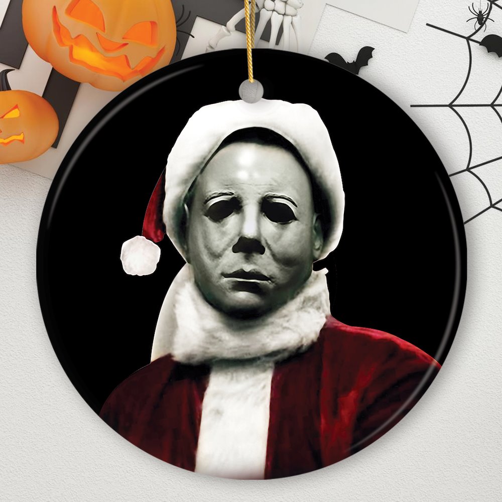 Michael Myers Christmas Ornament Ceramic Ornament OrnamentallyYou 