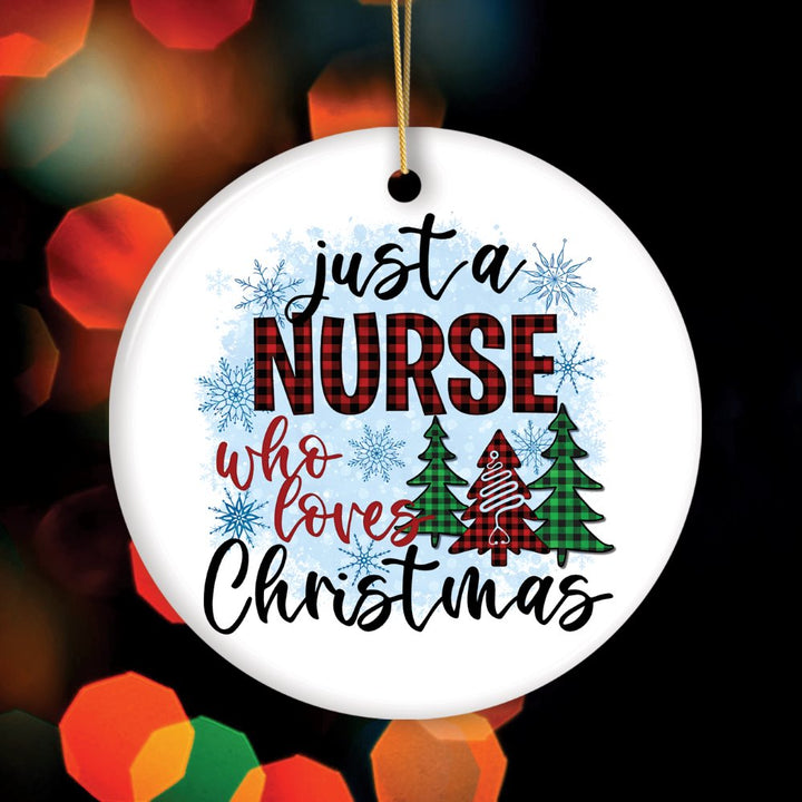 Cute Christmas Ornament Nursing Set, Bundle of Four Nurse Themed Gifts Ornament Bundle OrnamentallyYou 